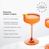 Reserve_Nouveau_Crystal_Coupe_Glasses_in_Amber_Set_of_2_Jimmy_Delaurentis_5