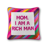 Rich_Man_Needlepoint_Pillow_Jimmy_Delaurentis