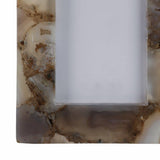 Picture Frame - Gray Agate Stone Modern Rectangular, 5x7 in.