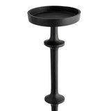 Floor Pillar Candle Holder - Black Metal Abacus, 36 in.