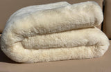 One Preevay Casual Khaki Ultra-Soft Faux Rabbit Fur Throw | Luxury 800gsm Plush | 50x60
