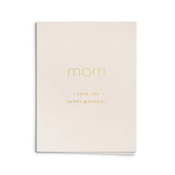 Mom Birthday Greeting Card: Single Card