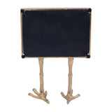 Photo Frame - Gold Aluminum Wood Bird Feet Base, 5x7 in.