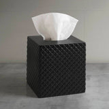 Embossed Resin Bathroom Set, Onyx