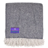 Highland Tweeds Wool Herringbone Throw