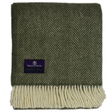 Highland Tweeds Wool Herringbone Throw