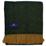 Highland Tweeds Wool Herringbone Throw