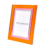 INLAID FRAME - ORANGE & PINK