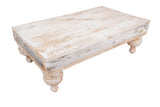 Chula Cake Table Set-Display-Reclaimed Wood-Set 3-White