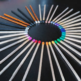 4" Matches in Chic Cork Top Jar - Colors of Your Choice: Espresso