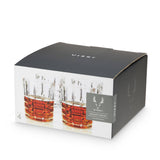 Highland Classic Crystal Lowball Glasses Set of 4