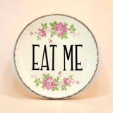 Eat Me Vintage Plate