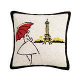 Red Umbrella Hook Pillow - The Pillow Shop