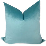 Glacier Velvet Pillow