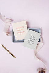 Favorite Grumpy Man Greeting Card: Single Card