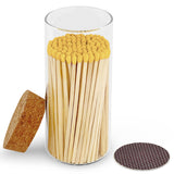 4" Matches in Large Chic Cork Top Jar - Color(s) of Choice