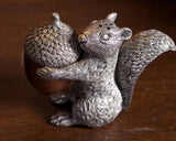 Squirrel with Wood Acorn Salt & Pepper Set/JAMES by Jimmy DeLaurentis HOME