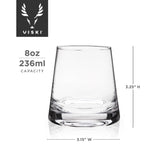 Crystal Whiskey Glasses - Set of 2