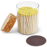 2" Matches in Cork Top Jar - Colors of Your Choice