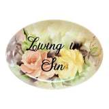 Living in Sin Vintage Plate