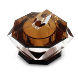 Crystal Candy Jar with Gold Base and Lid