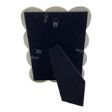 Ivory 4x6 in. Polyresin Puffy Squiggle Photo Frame