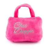 Barkin Bag - Pink w/ Scarf Squeaker Dog Toy
