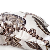 Monkey Bean Outdoor Pillow- Solaris - Stone