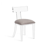 Tristan Acrylic Klismos Chair - Interlude Home