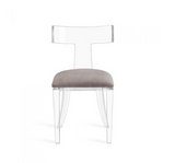 Tristan Acrylic Klismos Chair - Interlude Home