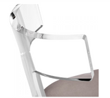Tristan Acrylic Klismos Chair - Interlude Home