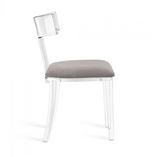 Tristan Acrylic Klismos Chair - Interlude Home
