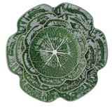 CABBAGE PLATE SERVICE FOR EIGHT