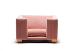 Bruno Pet Sofa: Velvet Light Pink - JAMES By Jimmy DeLaurentis