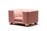 Bruno Pet Sofa: Velvet Light Pink - JAMES By Jimmy DeLaurentis
