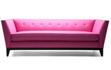 Isabella Sofa : Pink W/Pink Contrasting Welt -JAMES By Jimmy DeLaurentis