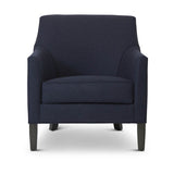 Lucia Chair : Navy Wool - JAMES By Jimmy DeLaurentis