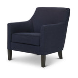 Lucia Chair : Navy Wool - JAMES By Jimmy DeLaurentis