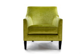 Lucia Chair : Citron Velvet - JAMES By Jimmy DeLaurentis