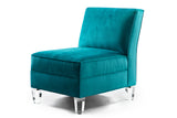 Rosella Chair : Peacock Velvet - JAMES By Jimmy DeLaurentis