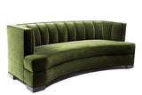 Alessandra Sofa Emerald Mohair -JAMES By James DeLaurentis