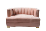Alessandra Loveseat : Rosewater -JAMES By Jimmy DeLaurentis