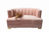 Alessandra Loveseat : Rosewater -JAMES By Jimmy DeLaurentis