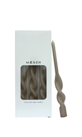 MAEGAN/TWIST TAPER CANDLES MINK/JAMES BY JIMMY DELAURENTIS