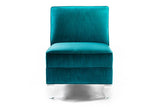 Rosella Chair : Peacock Velvet - JAMES By Jimmy DeLaurentis
