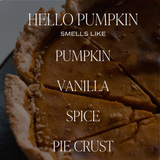 Hello Pumpkin 9 oz Soy Candle - Fall Decor & Gifts