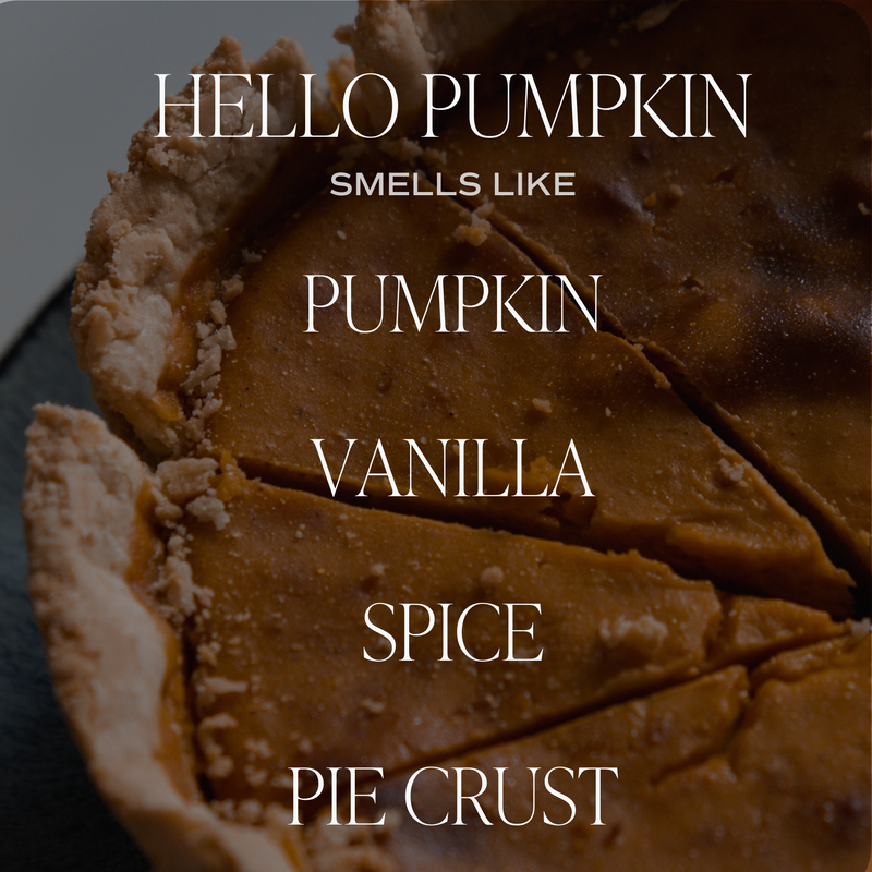 Hello Pumpkin 9 oz Soy Candle - Fall Decor & Gifts