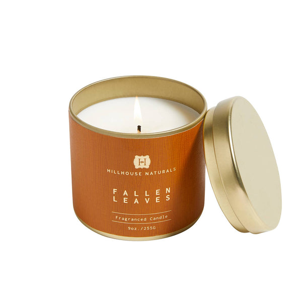 Fallen Leaves Candle In Tin 9oz Ctn.6