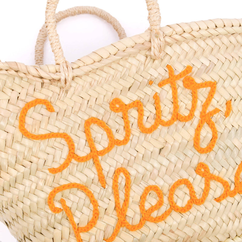 Handwoven Spritz Basket