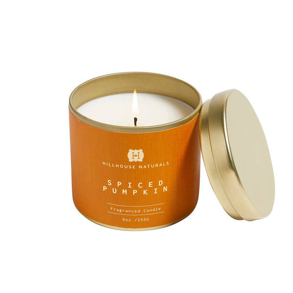 Spiced Pumpkin Candle In Tin 9oz Ctn.6